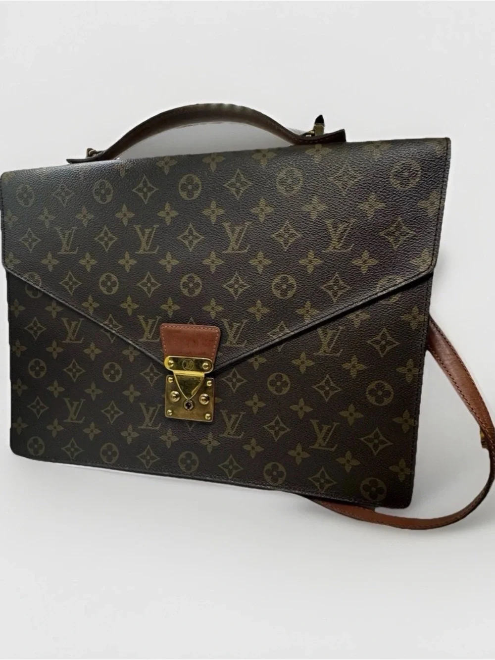 Louis Vuitton LV Briefcase M53338 Porte Documents Bandouliere Monogram 3536491